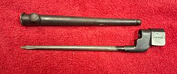 Britisches Enfield Spike Bajonett Nr. 4 MK II mit Scheide