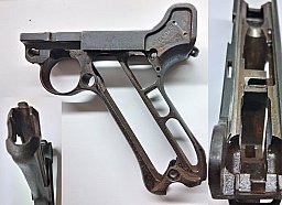 P08 Griffstück Bj. 1916 Original Beschuss für Sammler oder Händler