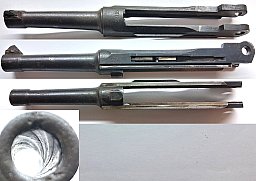 P08 Lauf mit Gabelstück Baujahr 1916 Original-Beschuss Für Sammler & Händler