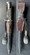 - AUSGEHSEITENGEWEHR 98 mit Hirschhorngriffschalen (Gebirgsjäger ?) -