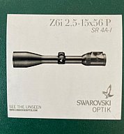 Zielfernrohr, Swarovski Z6i 2,5–15×56 P SR, Leuchtabsehen, Präzise Jagen Klemmhülse