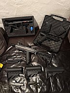 Milsig M17 MagFed Markierer + Tiberius T8.1 Pistole + Unterlauf-Granatwerfer & Riesen-Zubehörpaket –