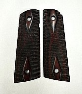 Einmalige Custom Holzgriffschalen für 1911 & Klone – Black Rosewood, Double Diamond
