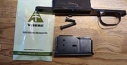 orig. VOERE - 9,3x62 Umrüstsatz 98er System Stahlmagazinkasten- inkl. 3 Schuss Stahlmagazin