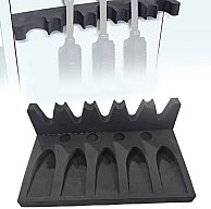 5-Slot Gewehrregal Gewehrhalter für Waffenschrank EVA-Schaumstoff