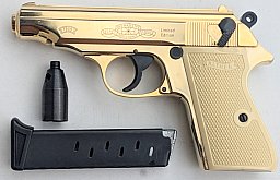 Walther PP limitierte Edition James Bond 007 vergoldet