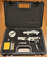 WALTHER UMAREX CP88 Competition Trophy Set Nickel Co2 4,5mm Diabolo mit Reddot