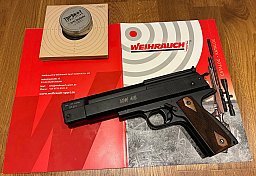 HW WEIHRAUCH HW 45 4,5mm Diabolo Druckluft Pistole