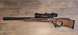 Weihrauch HW 97 KT Luftgewehr 5,5 mm, mit Walther-ZF, Schalldämpfer, Diabolos und Zubehör