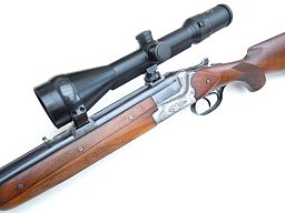 Bockbüchsflinte BBF Gebr. Merkel Suhl Kal.7x65R 12/70 Recknagel Schwenkm.Meopta Meostar R1 3-12x56
