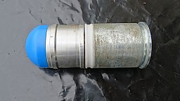 40mm PATRONE für GRANTPISTOLE. EX-Model . zerlegbar & schöner Zustand
