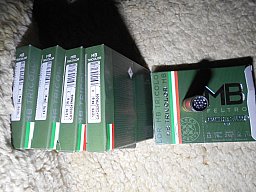 Jagd-Schrotpatronen B&P,12/70, 50 Schuss, 36g, 3mm Schrot