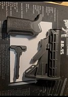 Tippmann M4 22 Zubehör, Ladehebel , Griff, Schulterstütze