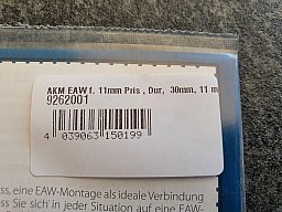 EAW Prismenmontage Alu 11mm für ø30mm