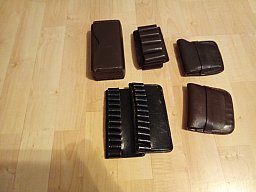 Western Patronentaschen - Konvolut original Leder!