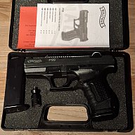 Walther P99 in Box mit Zubehör, black, cal. 9mm PAK