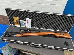 Diana K98 Luftgewehr Unterhebelspanner + Zubehör Koffer Riemen