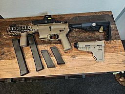 Ares Amoeba M45S-L (EFCS) S-Class Tan plus Magazine