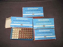 Geco, Kaliber .38 Special Wadcutter