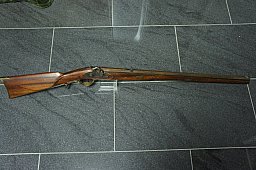 Original Jagdbüchse Vorderlader Perkussion Gewehr mit Stecher Kal. 14,5 mm