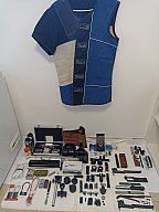 Match-Zubehör Konvolut: Anschütz Diopter, Gehmann Visiererhöhung & Iris, Walther/FWB Abzüge, Jacke G