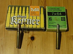 30 Stck. Munition 7x64 Teilmantel von Kettner und RWS