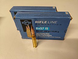 PPU 8x57IS FMJ BT 198gr 30 Schuss