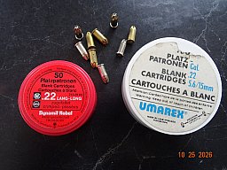 Verkaufe Platzpatronen Cal. 22 long