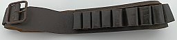 Schrotpatronengürtel aus Leder, Schrot-Patronengürtel , Kal. 12