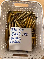 8x57 IRS S&B Hülsen 1x verschossen (73 Stück)