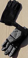 Jagd Handschuhe gefüttert schwarz / grau