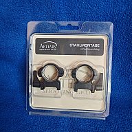 ARTEMIS Stahl Montageringe 25,4mm QD