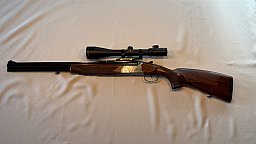 Sabatti Luxus Bockbüchsflinte 12/76 und 9,3x74R