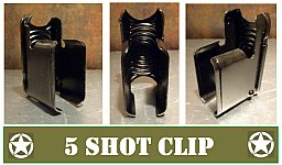 GARAND Stahl Clips 5 Schuss