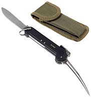 BW Marine Bordmesser / Taschenmesser Nachbau - mit Marlspieker - Schwarz