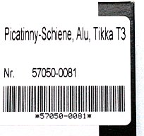 Recknagel (Weaver) Picatinny Schiene für TIKKA T3 X T3 Lite T 3 alle Kaliber inkl. Schrauben NEU!