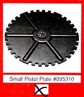 1x HORNADY #095310 CASE FEEDER PLATE SMALL PISTOL | AmmoPlant Hülsenzuführplatte .32 .38 Super 9mm