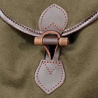 JAGDRUCKSACK Velveton Canvas-grün | lautlose Knebelverschlüsse, Teflonimprägniert, 27L 50x55cm 0,8kg