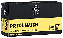 RWS .22 PISTOL MATCH 2,6g/40gr 500 Patronen