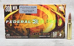 Federal Premium .308 Win. Fusion 150gr. 9,7g 20 Stück 54F308FS1
