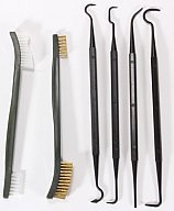 LYMAN PICK AND BRUSH SET | 6-teiliges Waffenreinigungsbesteck | Bronze-Bürste | einfache Reinigung