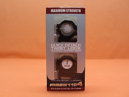 UTG QD Montageringe 1" Low (RG2W1104) Twist Lock Alu schwarz für Picatinnyprofil BH=10mm