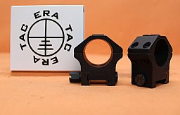 Era-Tac Montageringe 30mm (T5003-0013) mit Mutter, Alu schwarz, BH=13mm für Picatinnyprofil