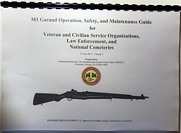 Reproduktion US Gov. Handbuch M1 Garand US Rifle 30-06 Springfield in ENGLISCH