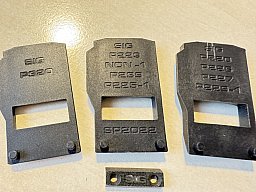 Red Dot Montageplatte Sig P320,P220,P226 Romeo1