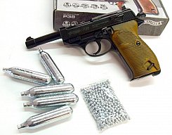 Legenden! Walther P38 * Blow Back * 4,5 mm BB´s * mit Starterpaket