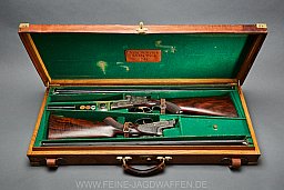 Paar Gebr. MERKEL Flinten Mod. 304 Bj.1928/29 Erstbesitz Karl HENKELL/Sekt Henkell 12/70 UNIKAT !!!
