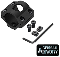 Taschenlampenhalter / Flashlight Mount 25,4mm 1" AR15 für Mlok M-Lok Lampenhalter G95 Tactical