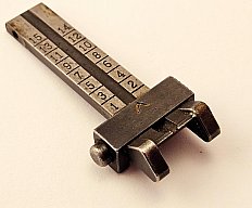 K31 Schmidt Rubin Visierblatt