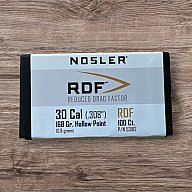 100 Geschosse Nosler 168 gr RDF